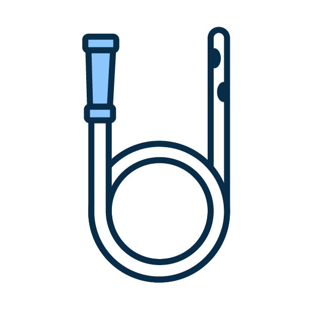 catheter medical supplies icon