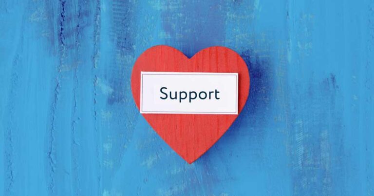 Support organization Heart image
