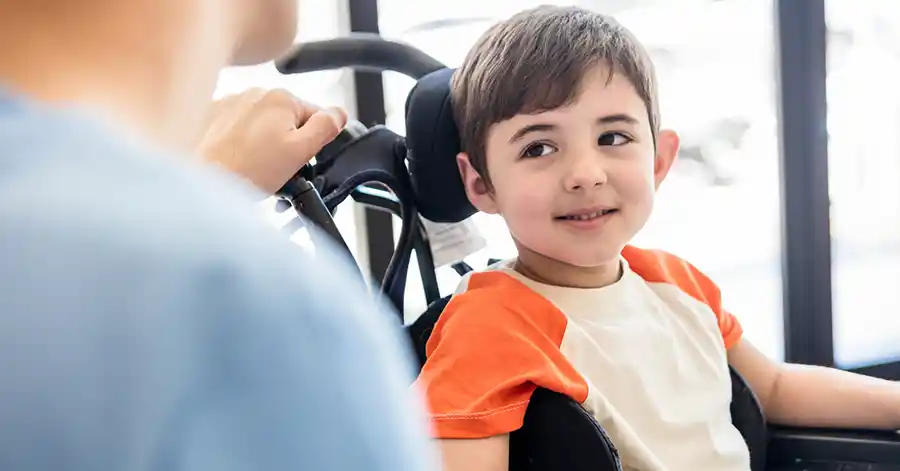 explaining catheters to child